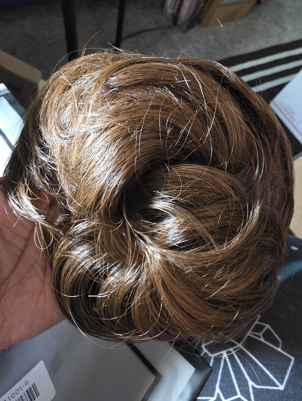 Brown Synthetic Messy Hair Bun | Women Hair (A5)